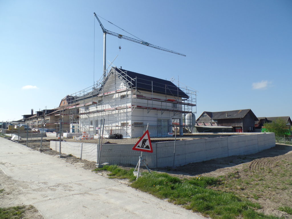 Construction d'une villa à Cronay
